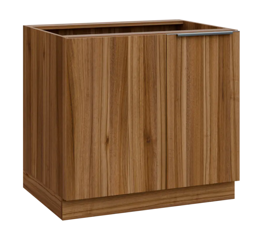 SISR - 9 spodní skříňka, rohová, 1-dveřová, pravá, 870x900x600, ořech světlý